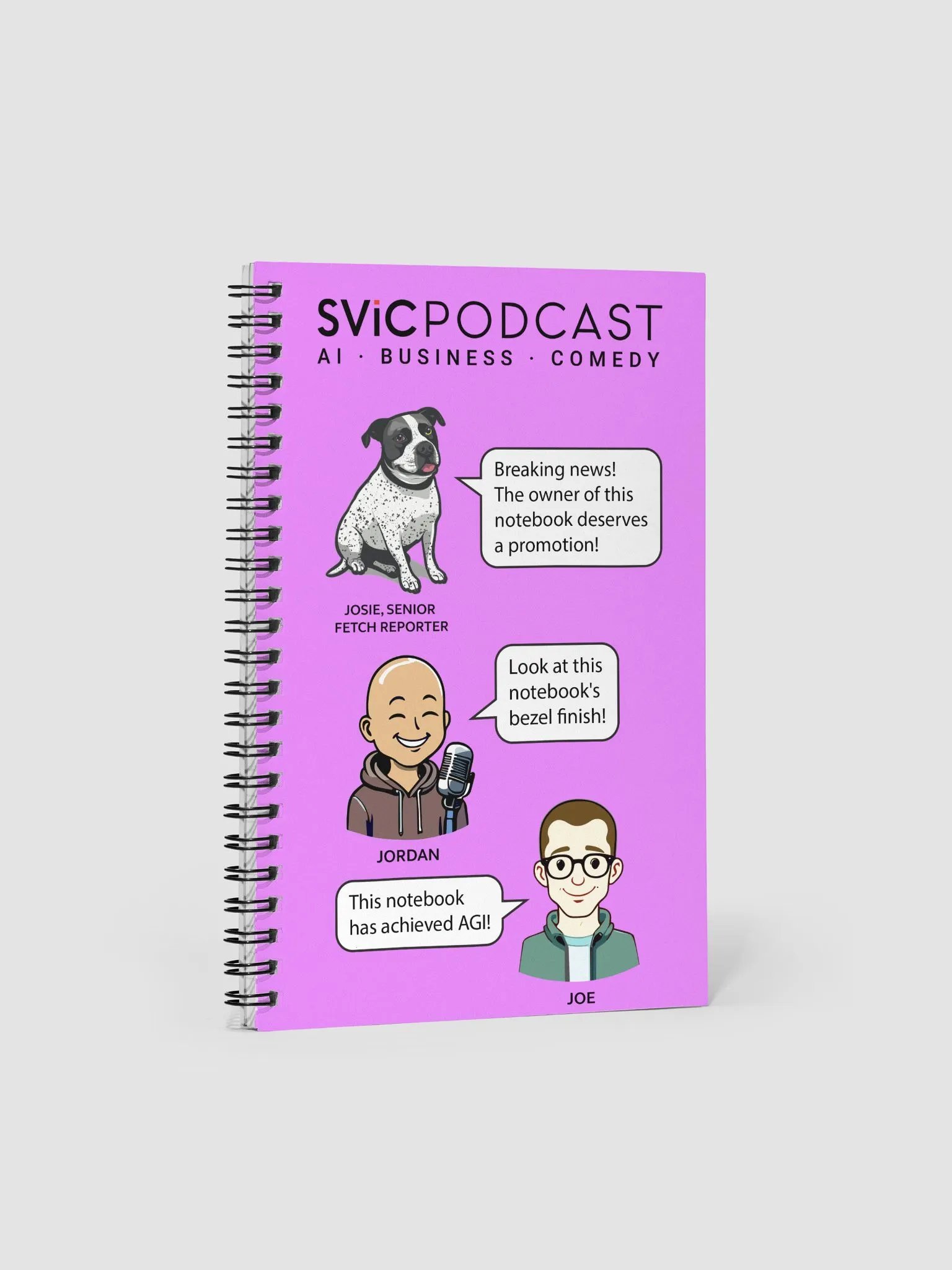 SVIC Notebook - Purple Nurple product image (1)