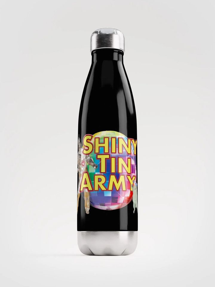 Shiny Tin Army Stainless Steel Water Bottle product image (2)