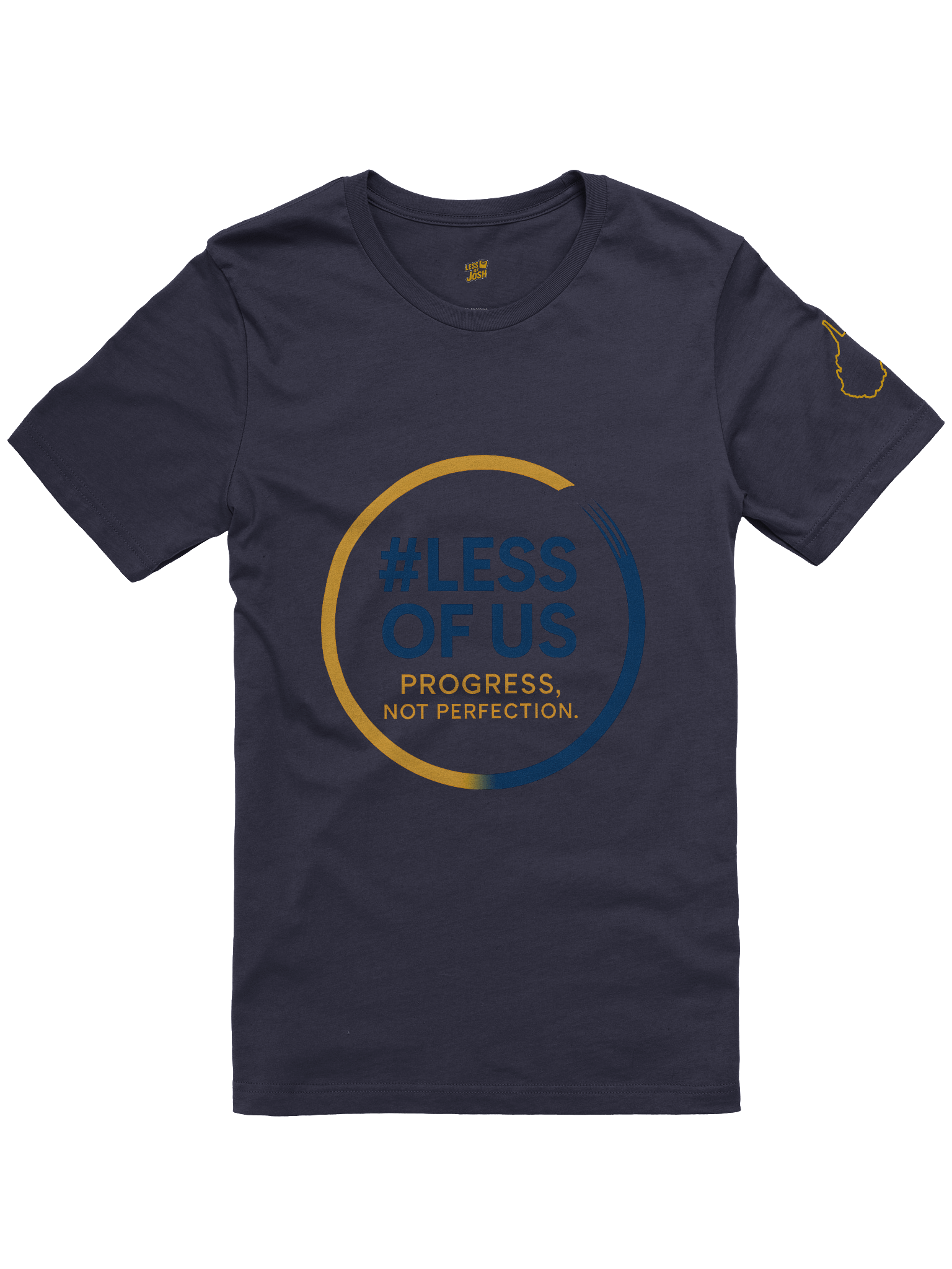 #LessOfUs “Progress, Not Perfection” Supersoft Tee product image (1)