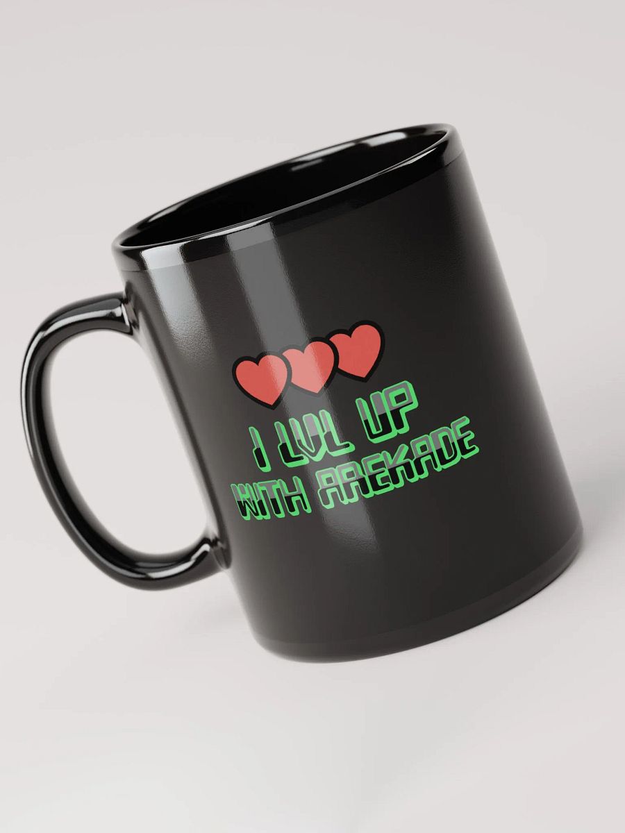 LVL UP Black Glossy Mug product image (4)