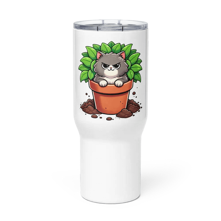 Purr in the Pot Travel Mug With A Handle product image (1)