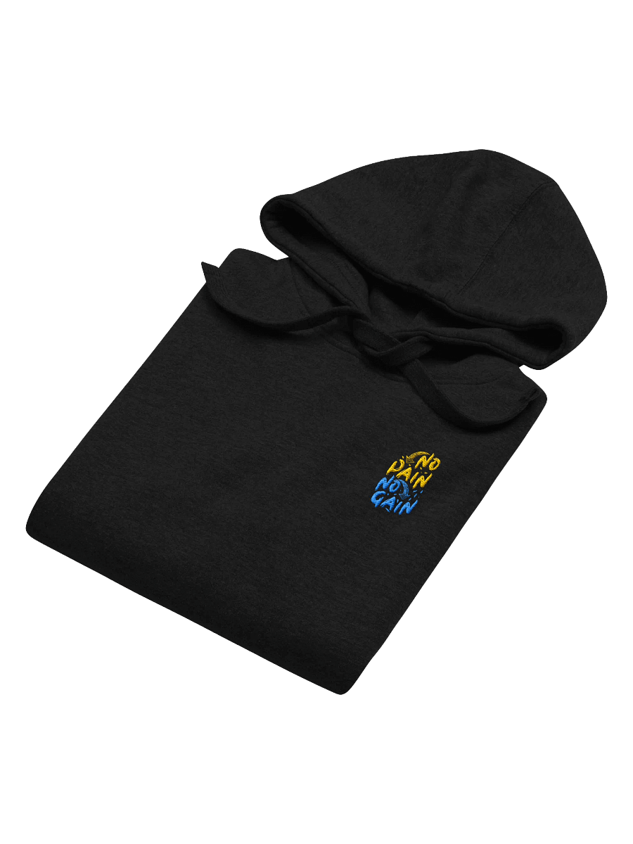 No Pain No Gain! Left Embroidered Hoodie product image (4)