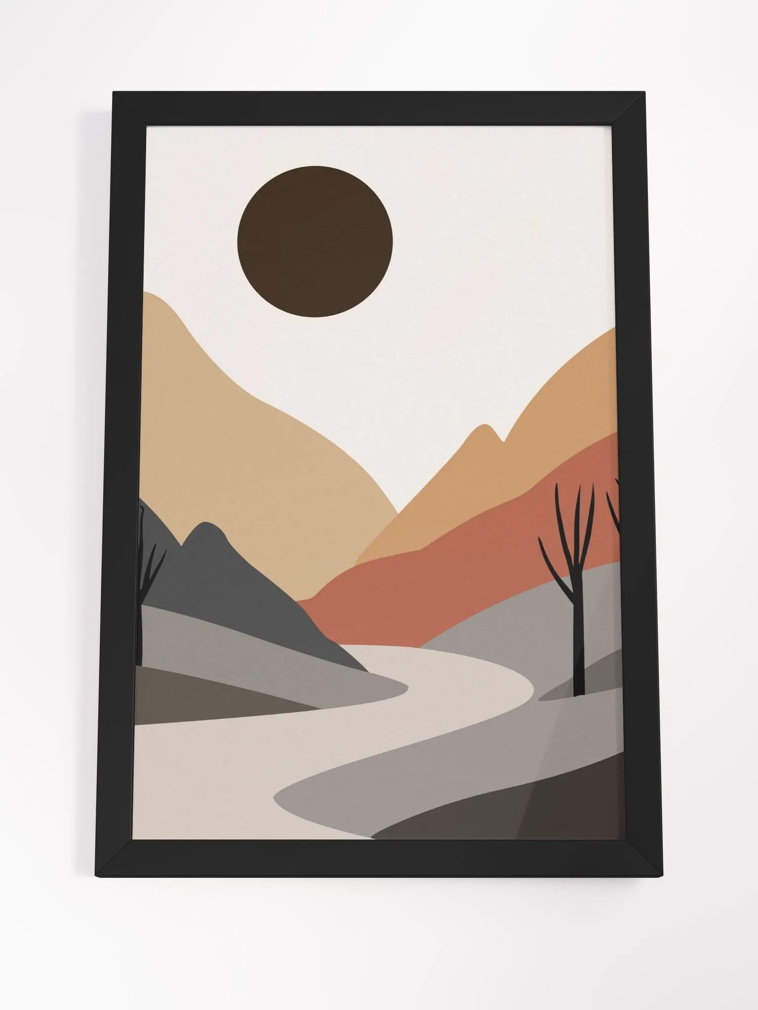 Eco-Friendly Ayous Wood Framed Matte Poster product image (23)