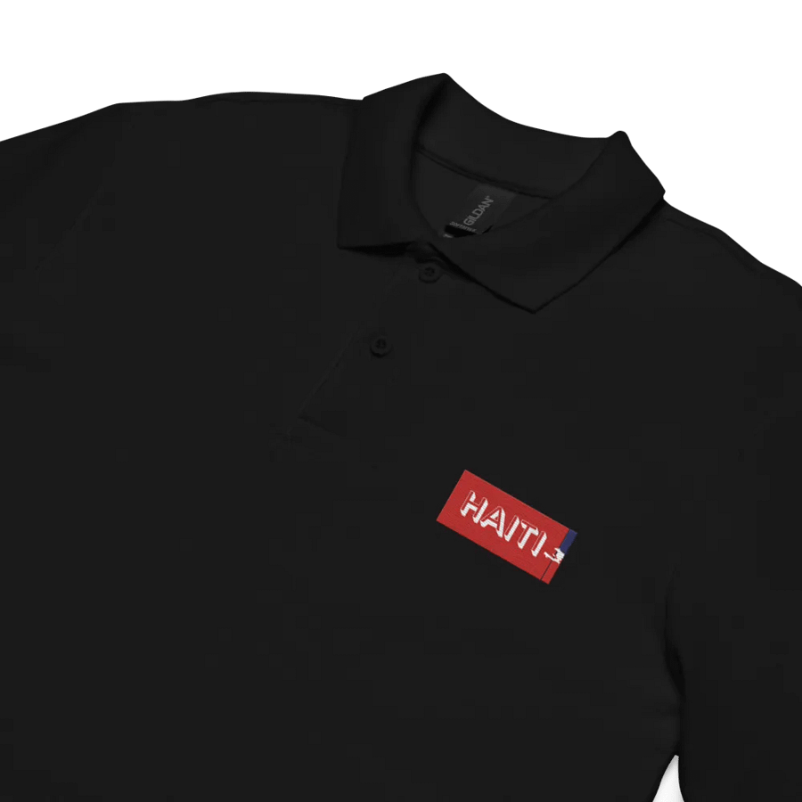 Haiti Pride Unisex Pique Polo Shirt product image (3)