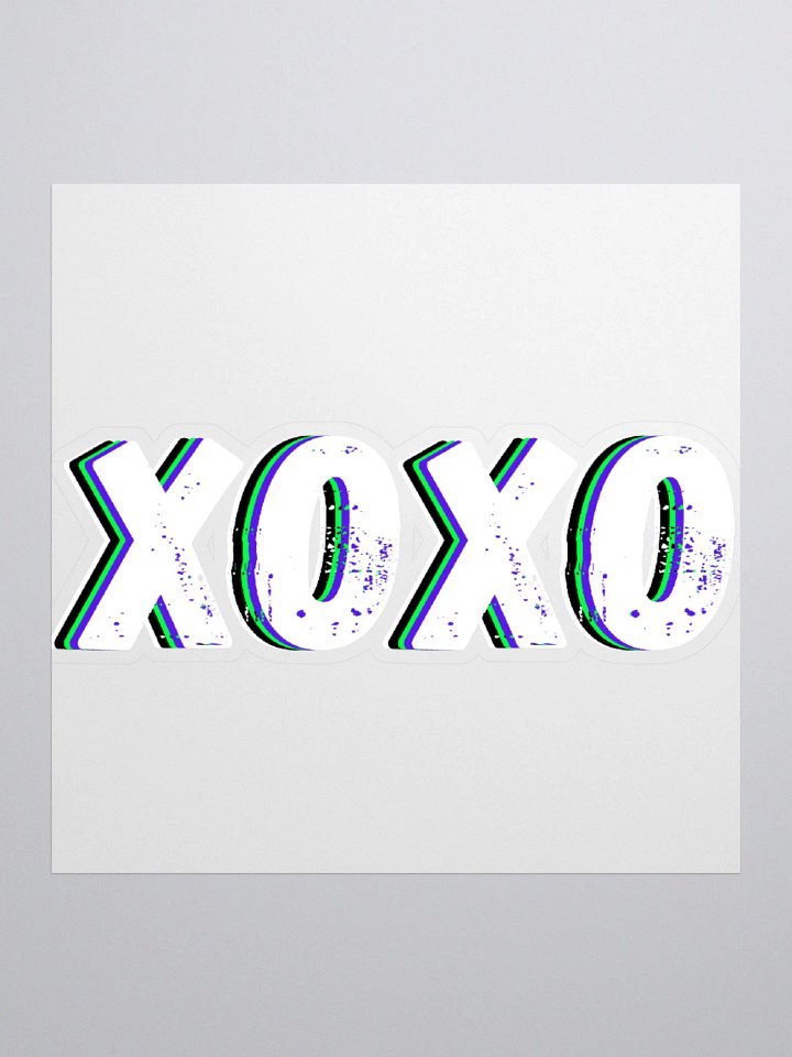 XOXO Sticker - White product image (1)