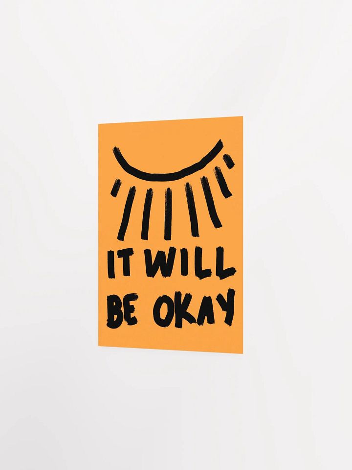 Be Okay Art Print product image (2)