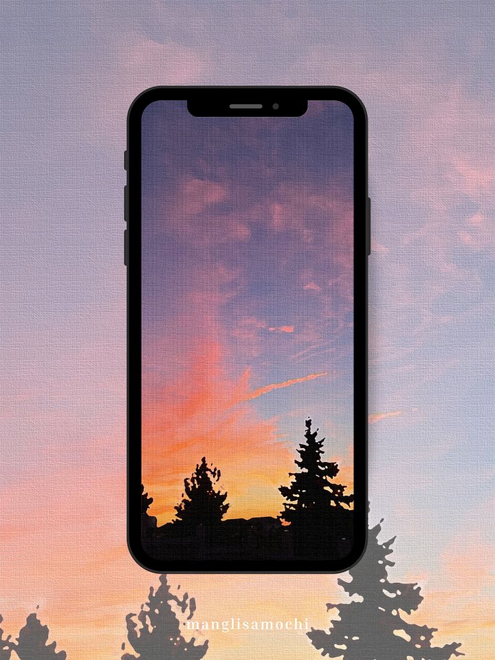 Peach / Digital Wallpaper / Sunsets 02 product image (1)