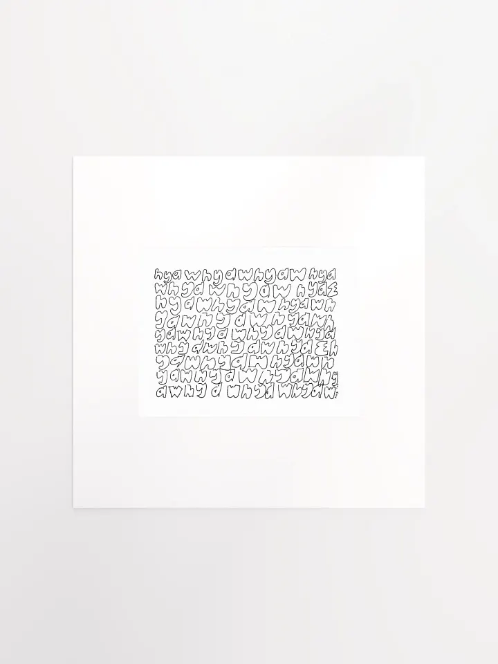 hyaw hyaw hyaw panel card print product image (2)