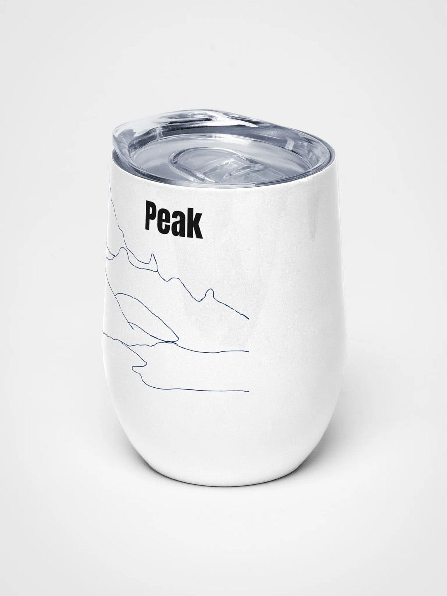 Gilbert Peak wine tumbler (plain sketch w/ lettering) product image (5)
