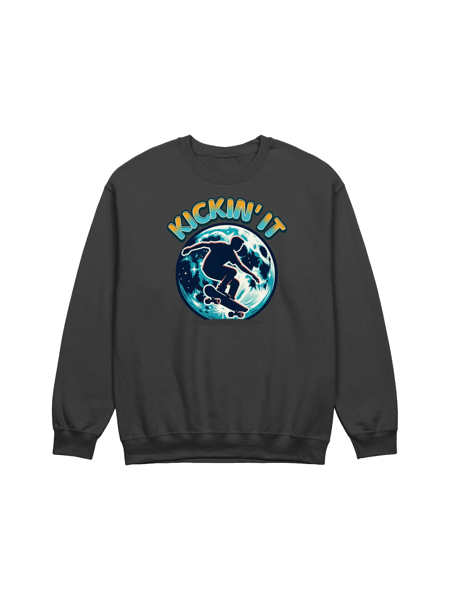 Kickin It Skateboarder Lunar Skater Crewneck product image (1)