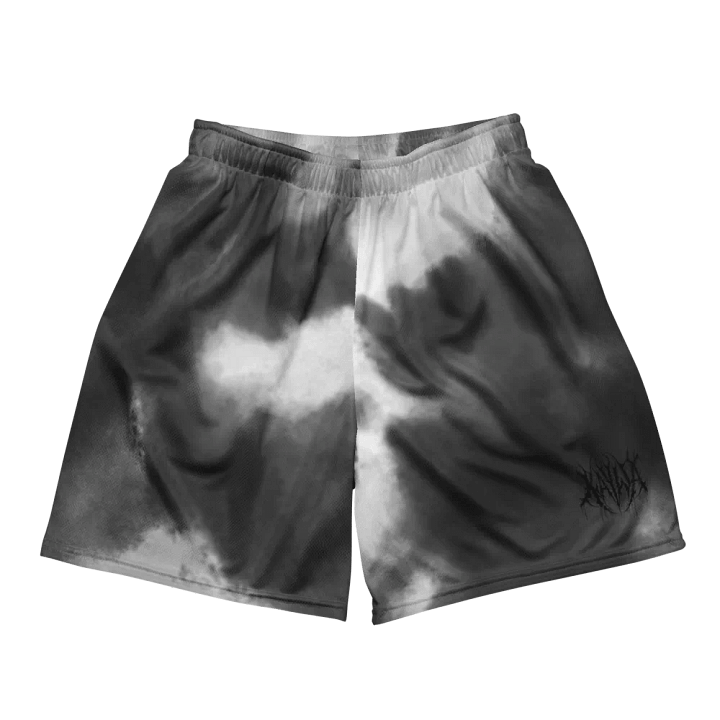Tie-Dye 2D Font Athletic Shorts product image (1)