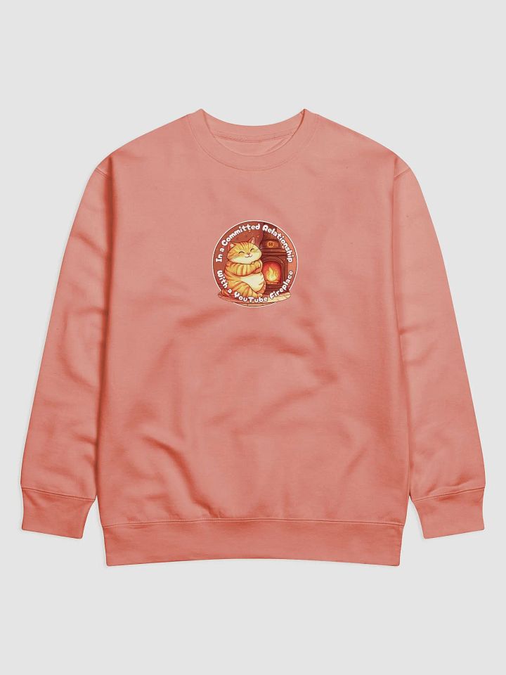 Cozy Cat - In a Committed Relationship with a YouTube Fireplace | Sweatshirt product image (13)