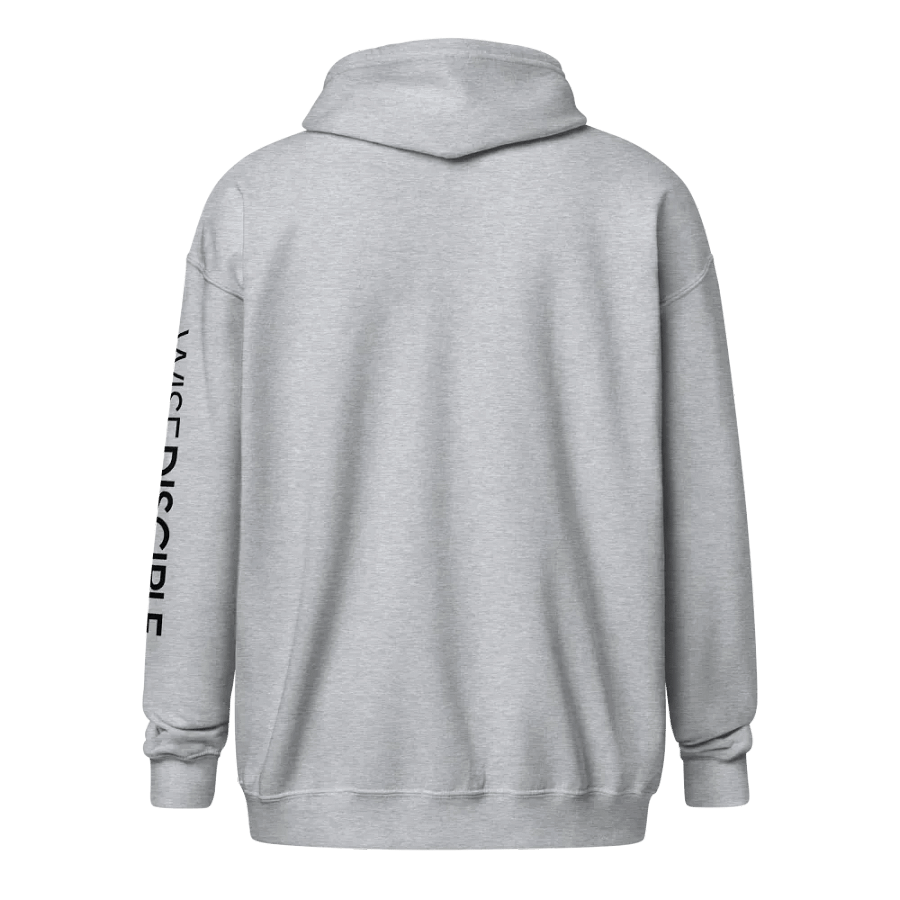 Wise Disciple Logo (Gray Zip Hoodie) product image (2)