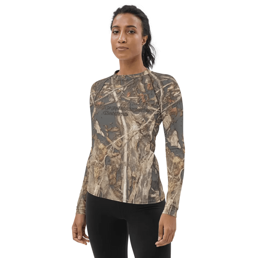 Women's Rash Guard - Dead Split - It Happennnns Camo product image (8)