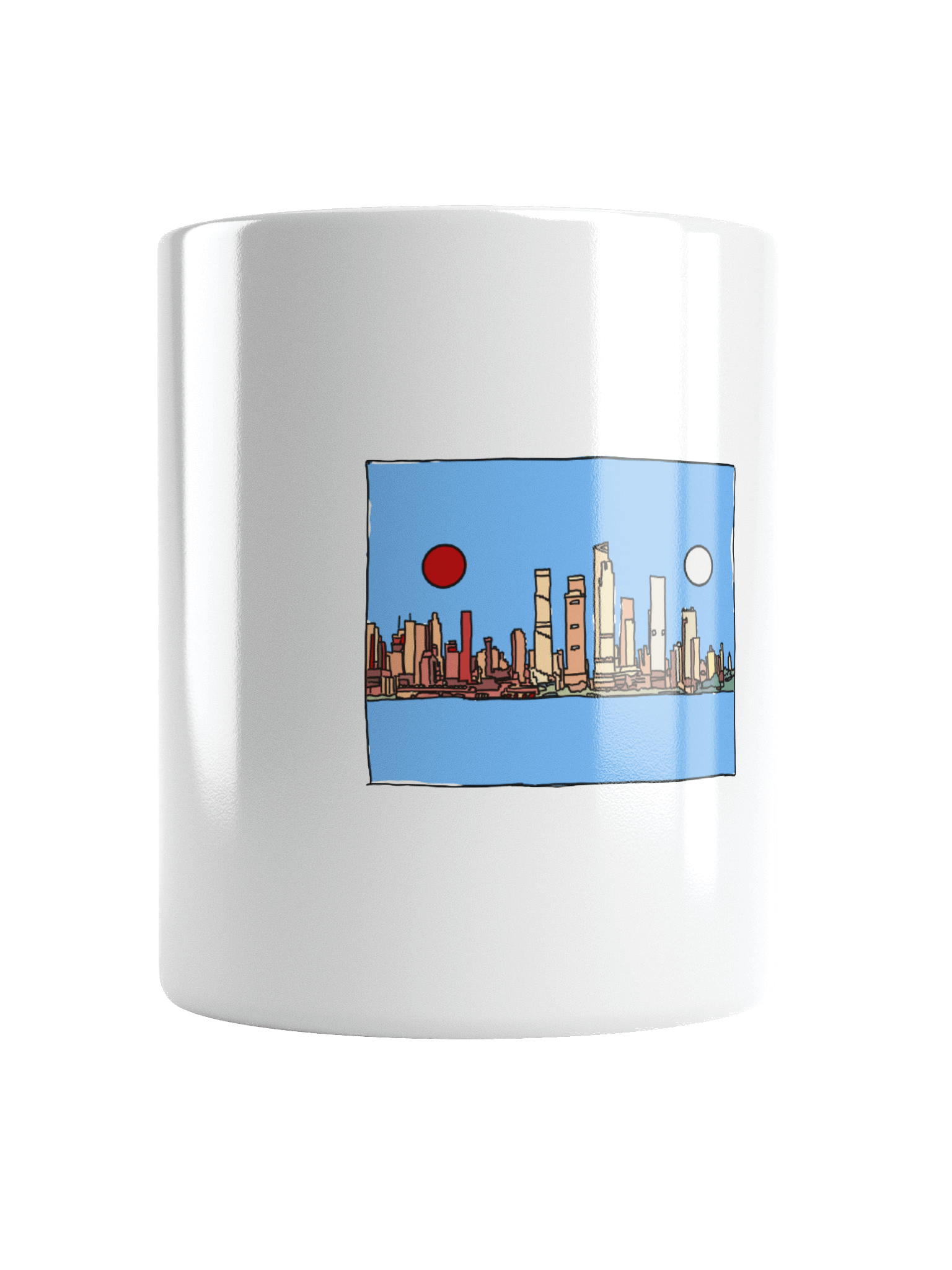 NYC Skyline Mug – White Ceramic product image (1)