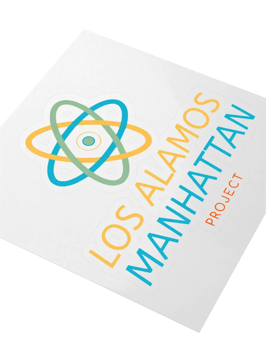 Los Alamos Manhattan Project Kiss Cut Sticker product image (3)