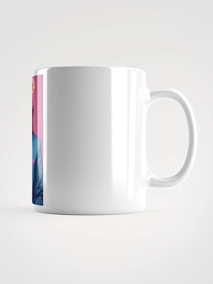 Flying Donut over Business Chimp Mug product image (1)