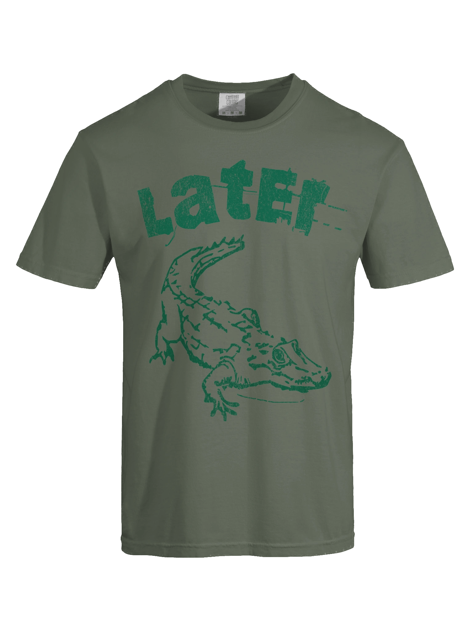 Later Alligator Garment Dyed Comfort Tee product image (58)