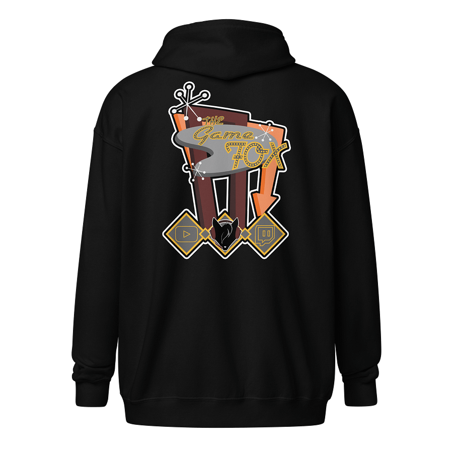 The Game Fox Vintage Sign Zip-up Hoodie product image (2)