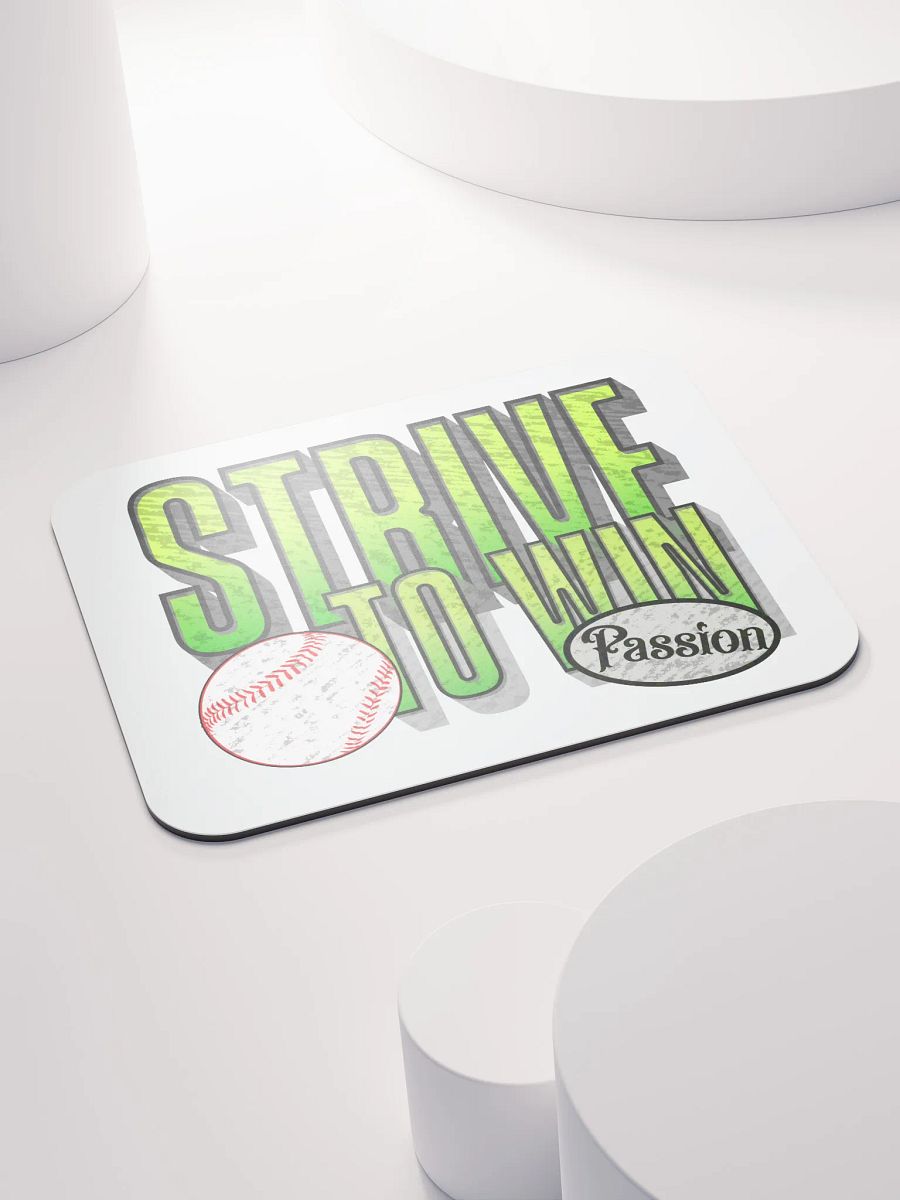 Strive To Win Baseball Passionate Strive Mouse Pad product image (4)