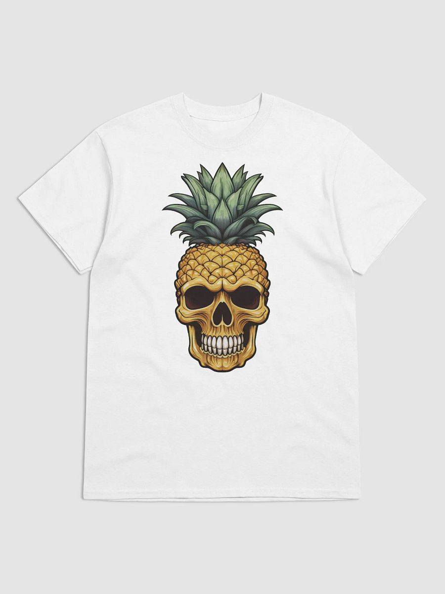 Pineapple Skull – Unique Gothic Tropical Graphic Tee product image (10)