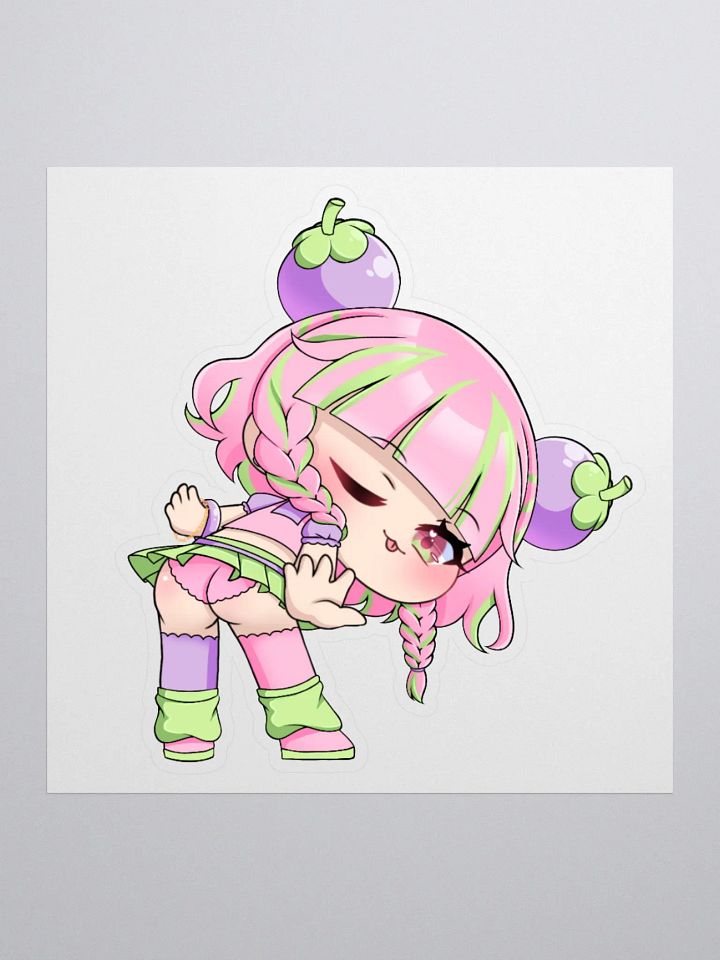Mangosteen Bootie Sticker - Winky Version (3x3