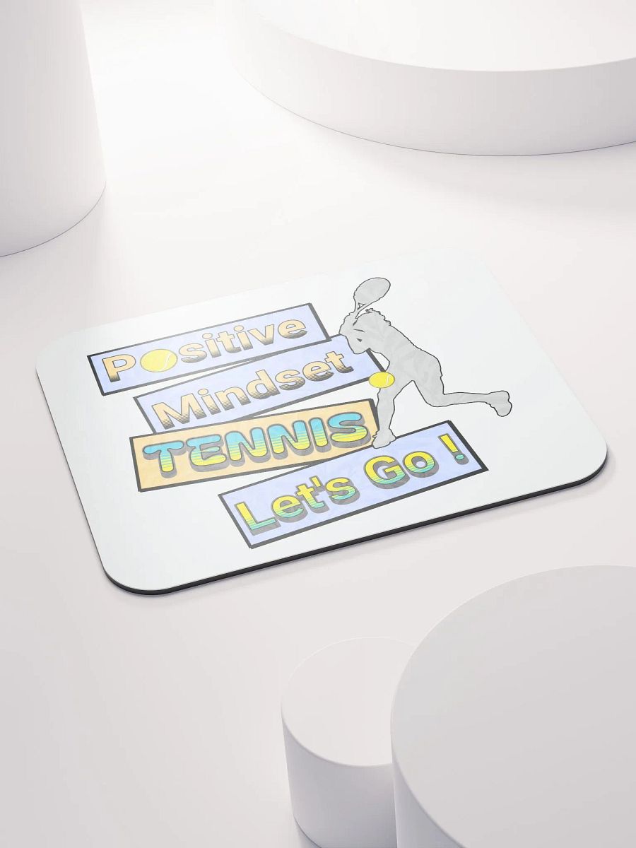 Positive Mindset Tennis Motivational Mouse Pad product image (4)