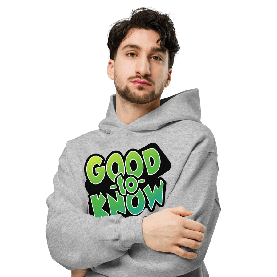 Good to Know Hoodie product image (6)