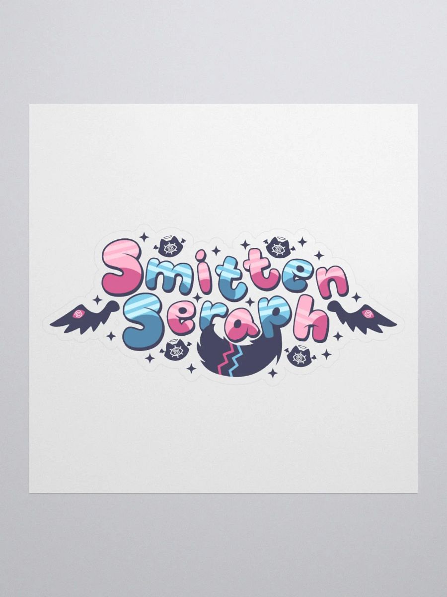 Smitten Seraph logo sticker product image (1)