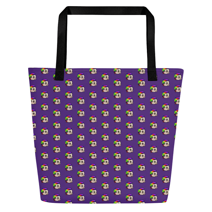Hybrid Pride Large Tote Bag w/Pocket (Purple) product image (1)