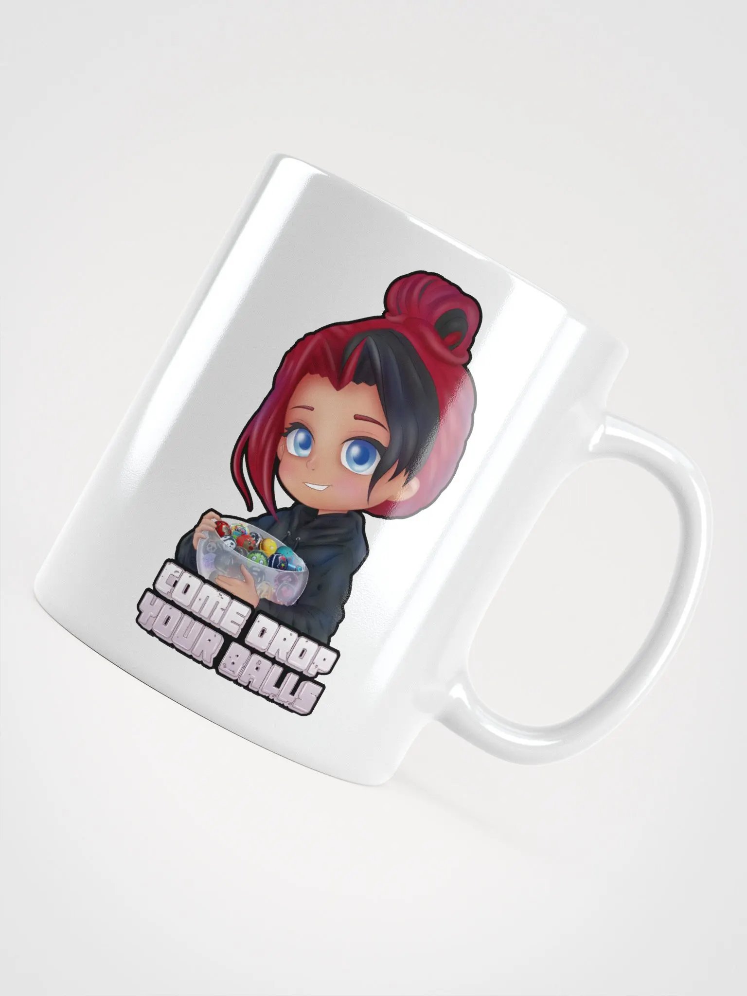 Drop Your Balls Mug (White Text) product image (4)