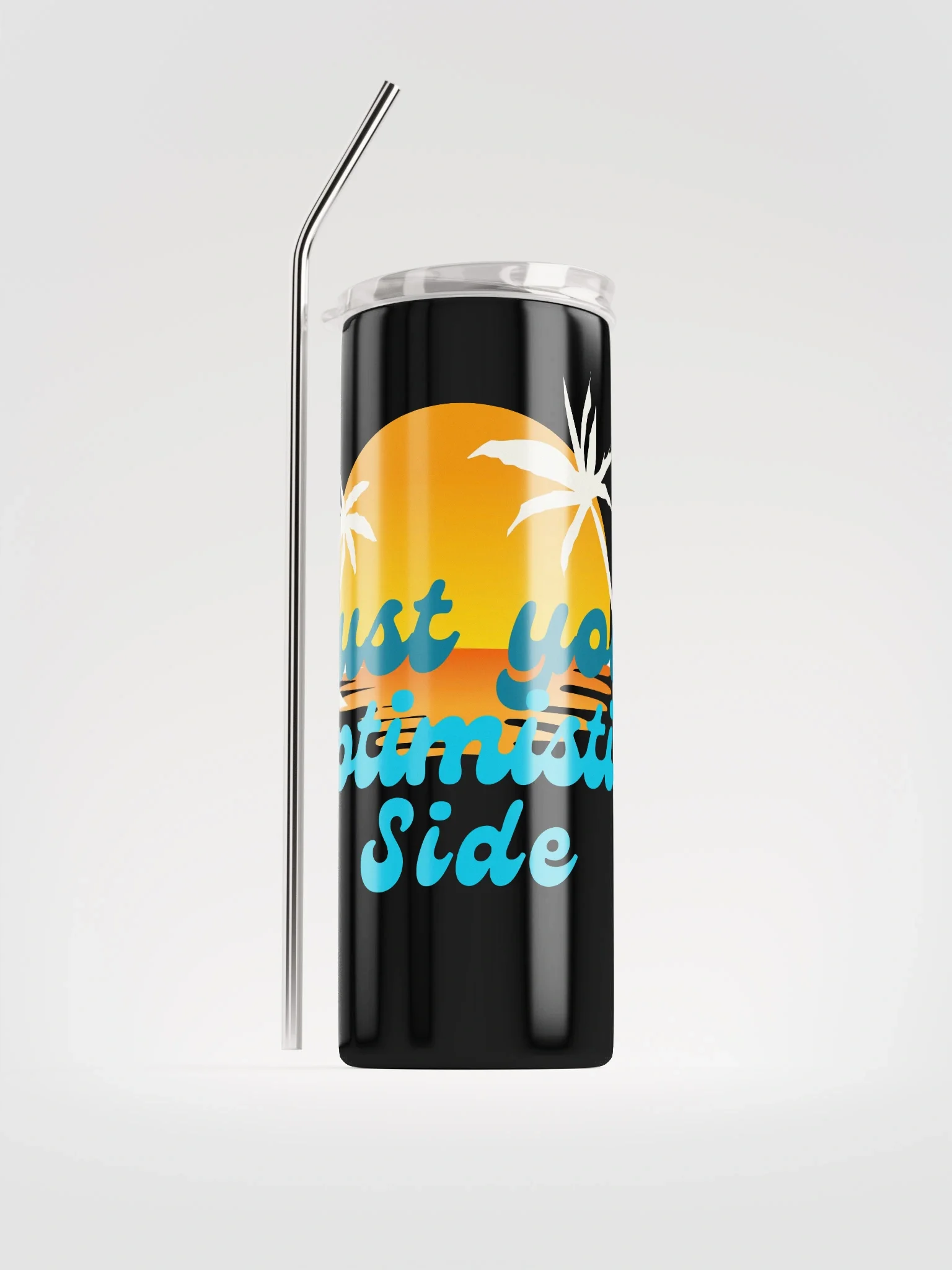 Optimistic Sunset Stainless Steel Tumbler product image (1)