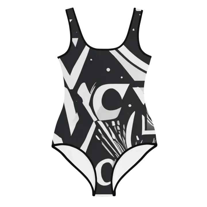 Vibrant Vortex Youth Swimsuit product image (1)