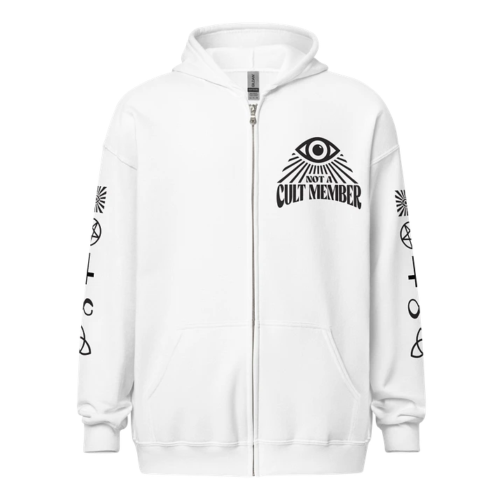 Not A Cult Member Hoodie (White) product image (1)
