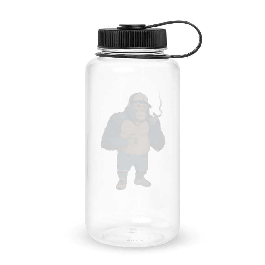 Blue Gorilla Wide Mouth Plastic Water Bottle product image (2)