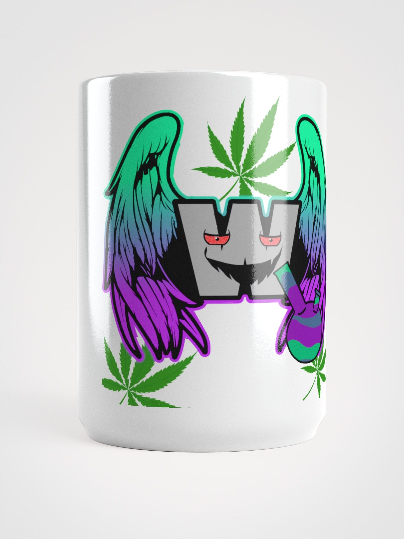 Menacing 'W' Wings Glossy Mug product image (6)