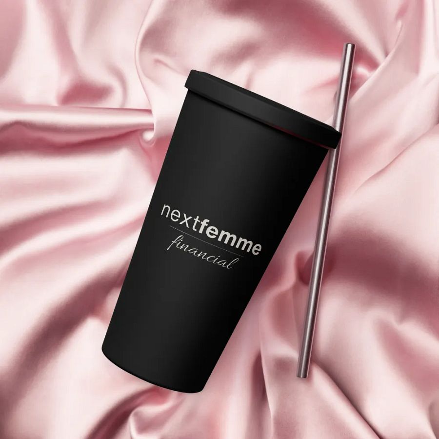 Insulated Tumbler Collection with Straw in Light Beige Logotype product image (11)