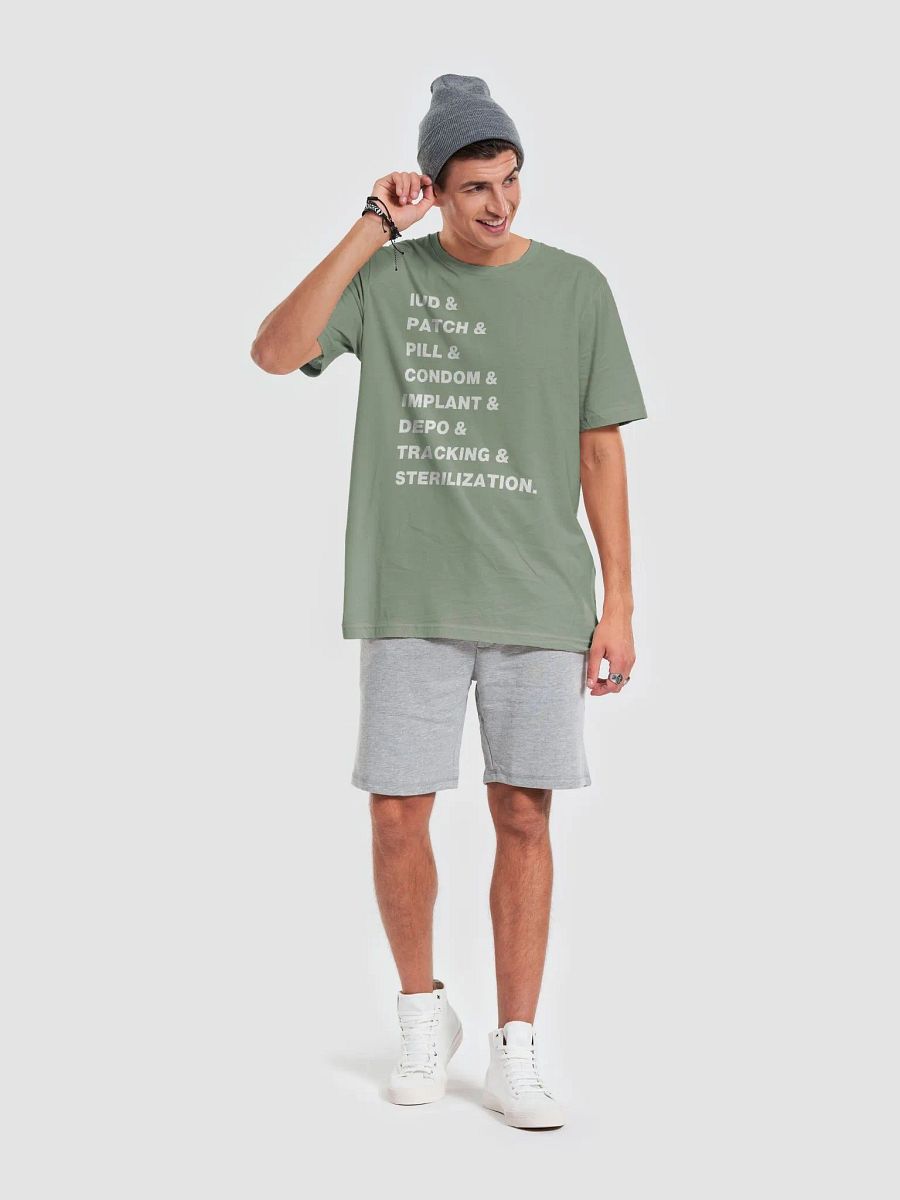 birth control & (short tee with light font) product image (58)