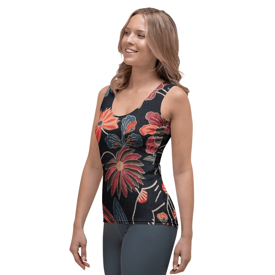Red Flowers Tank Top product image (3)