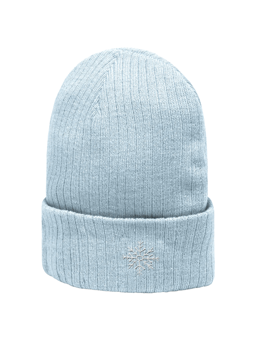 Pixelated Embroidered Snowflake Beanie product image (12)