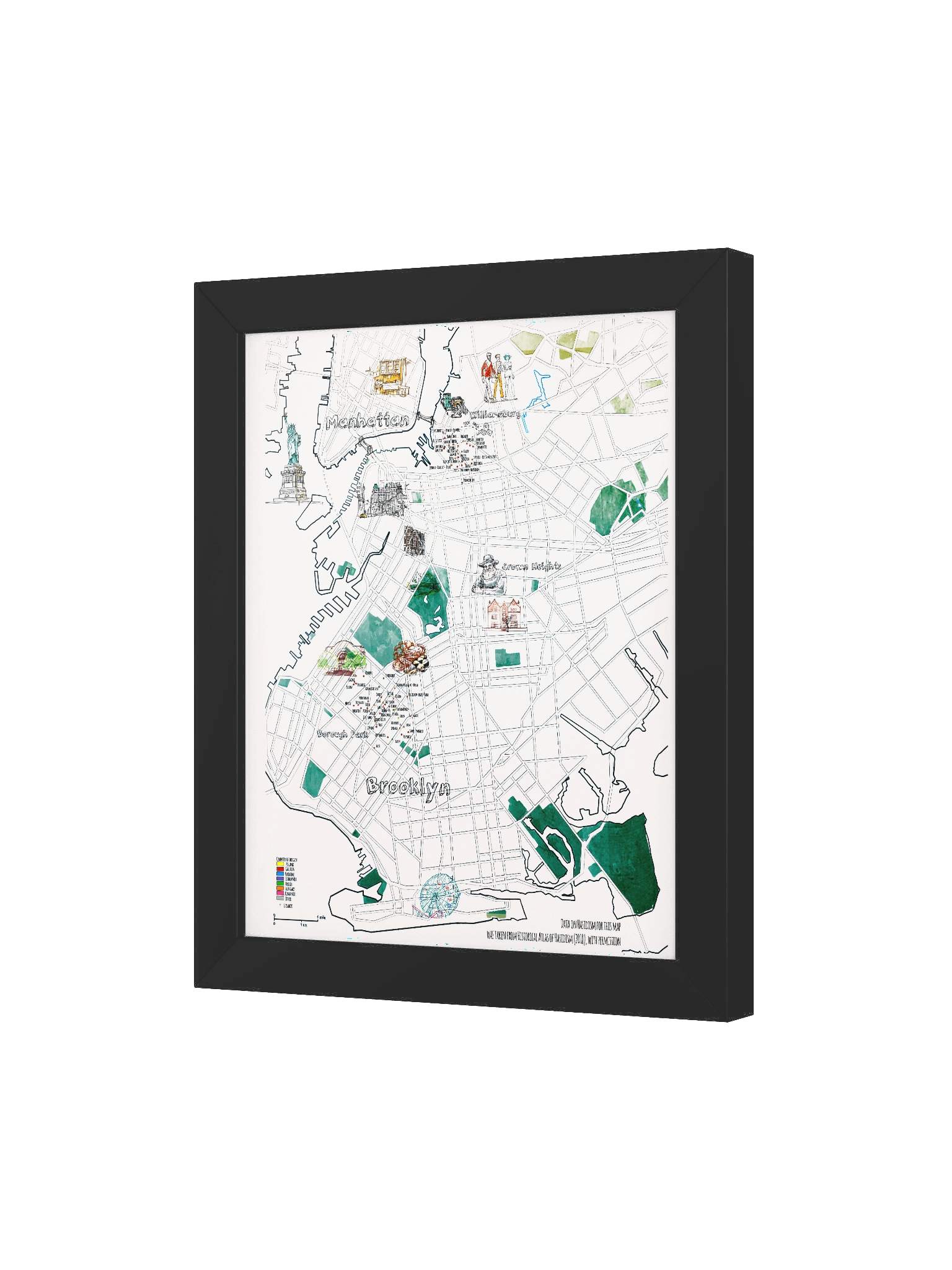 Hasidic NY Map Poster product image (3)