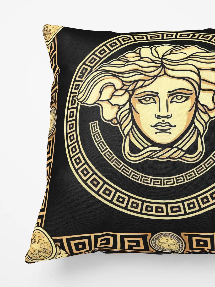 Golden Versace inspired All-Over Print Pillow product image (3)