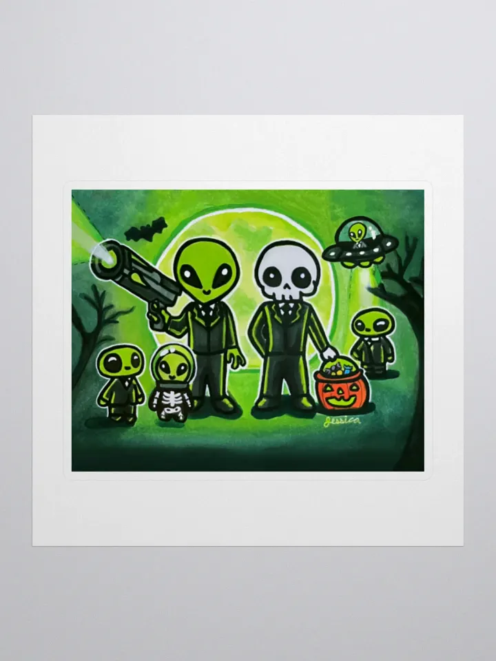 Alien Patrol Sticker product image (1)