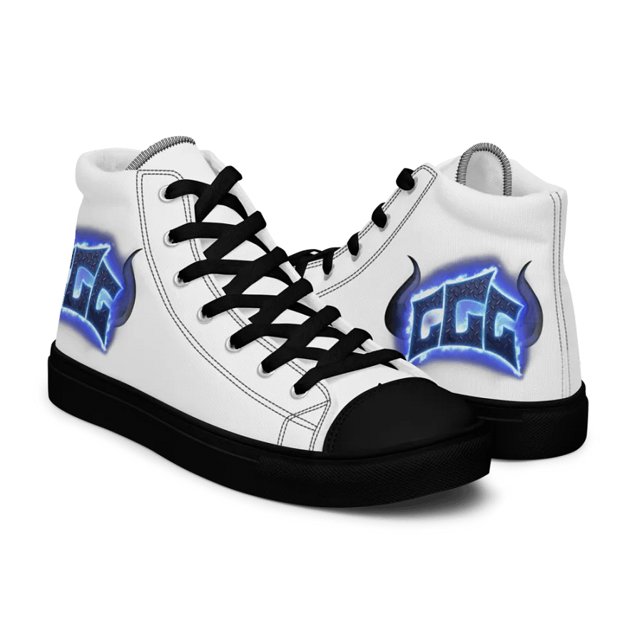 GGG Fire Logo High Top Canvas Shoes product image (9)