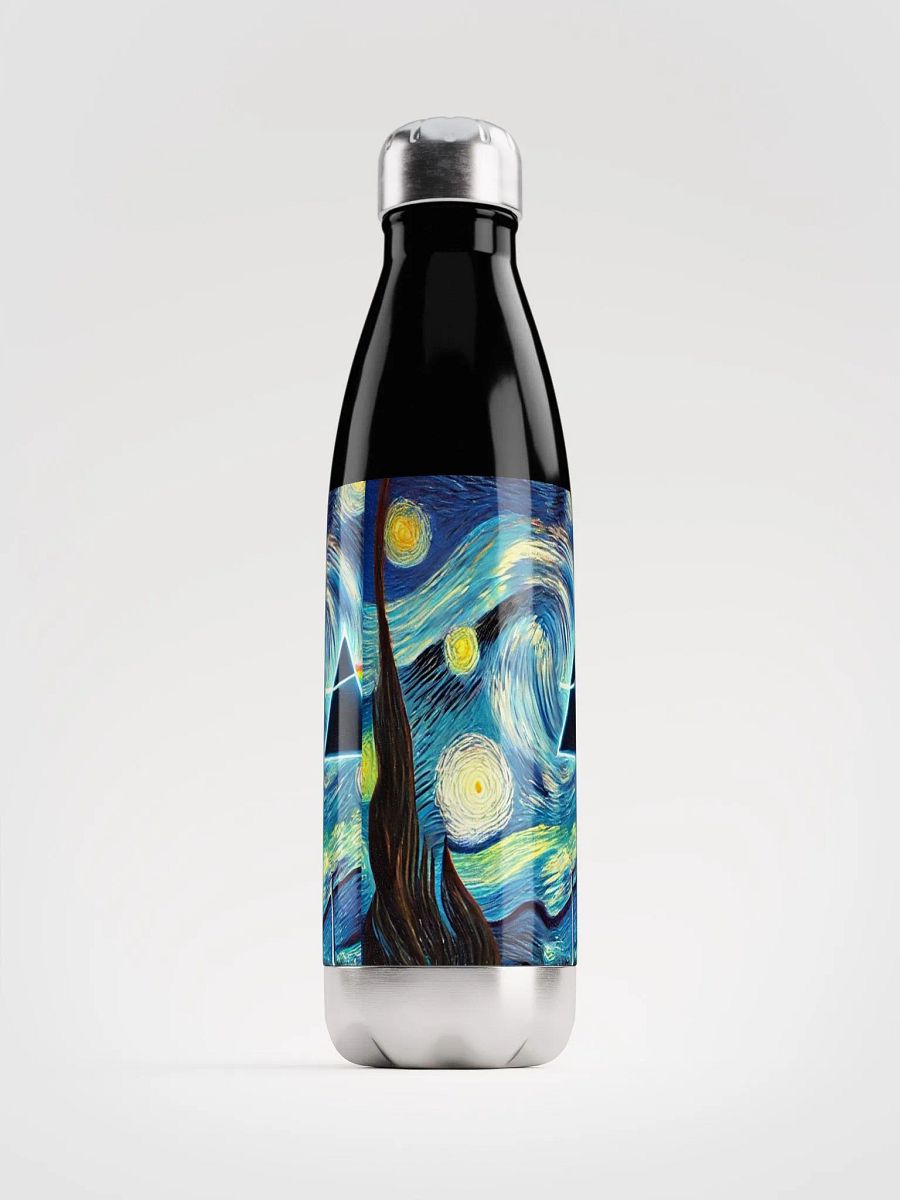 💧 Pink Floyd – Dark Side of the Moon Van Gogh-Inspired Stainless Steel Water Bottle product image (1)