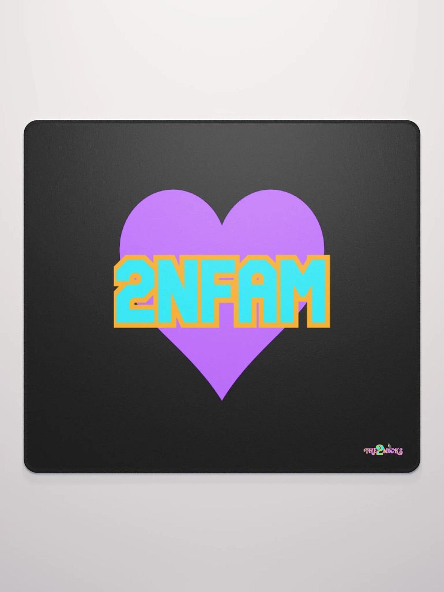 2NFAM Heart Gaming Mouse Pad (Black) product image (1)