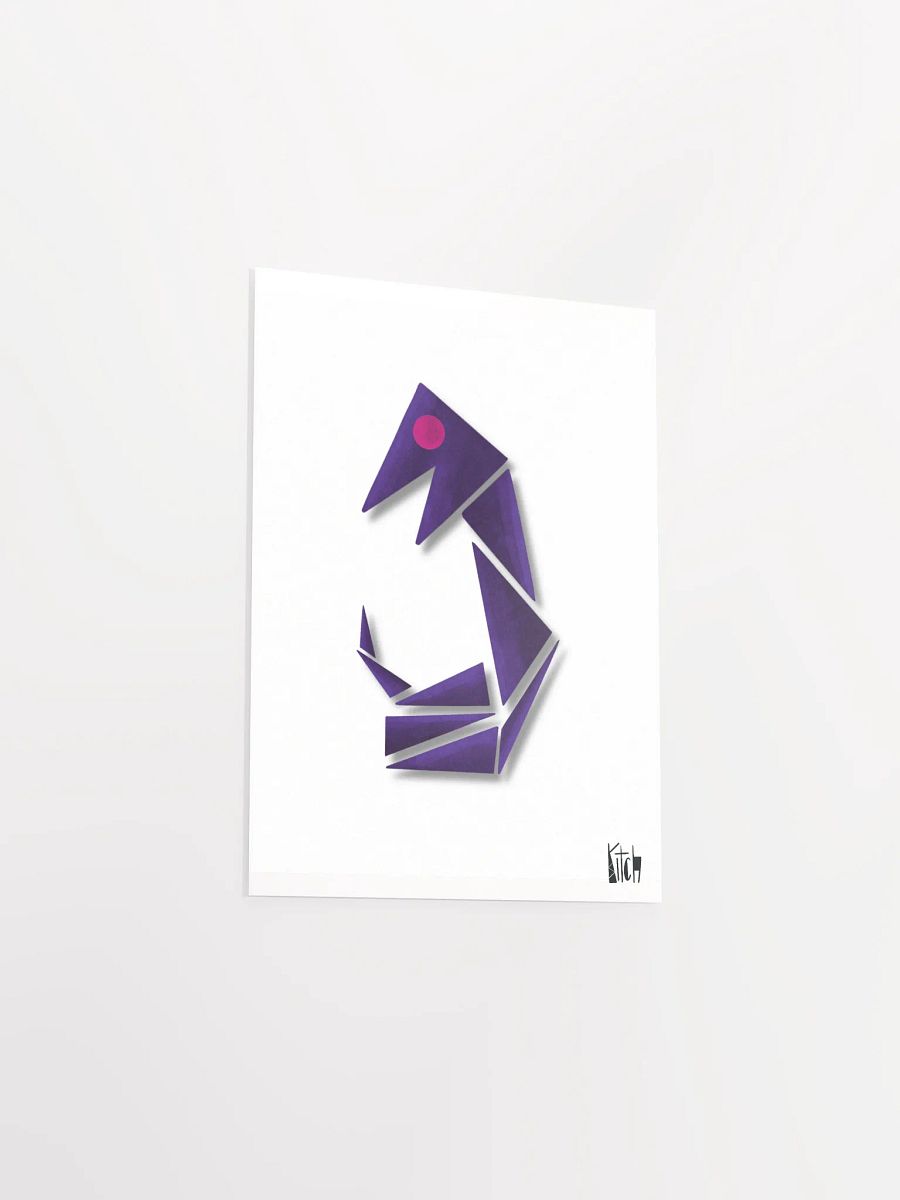 Geometric Snake Art Print product image (3)