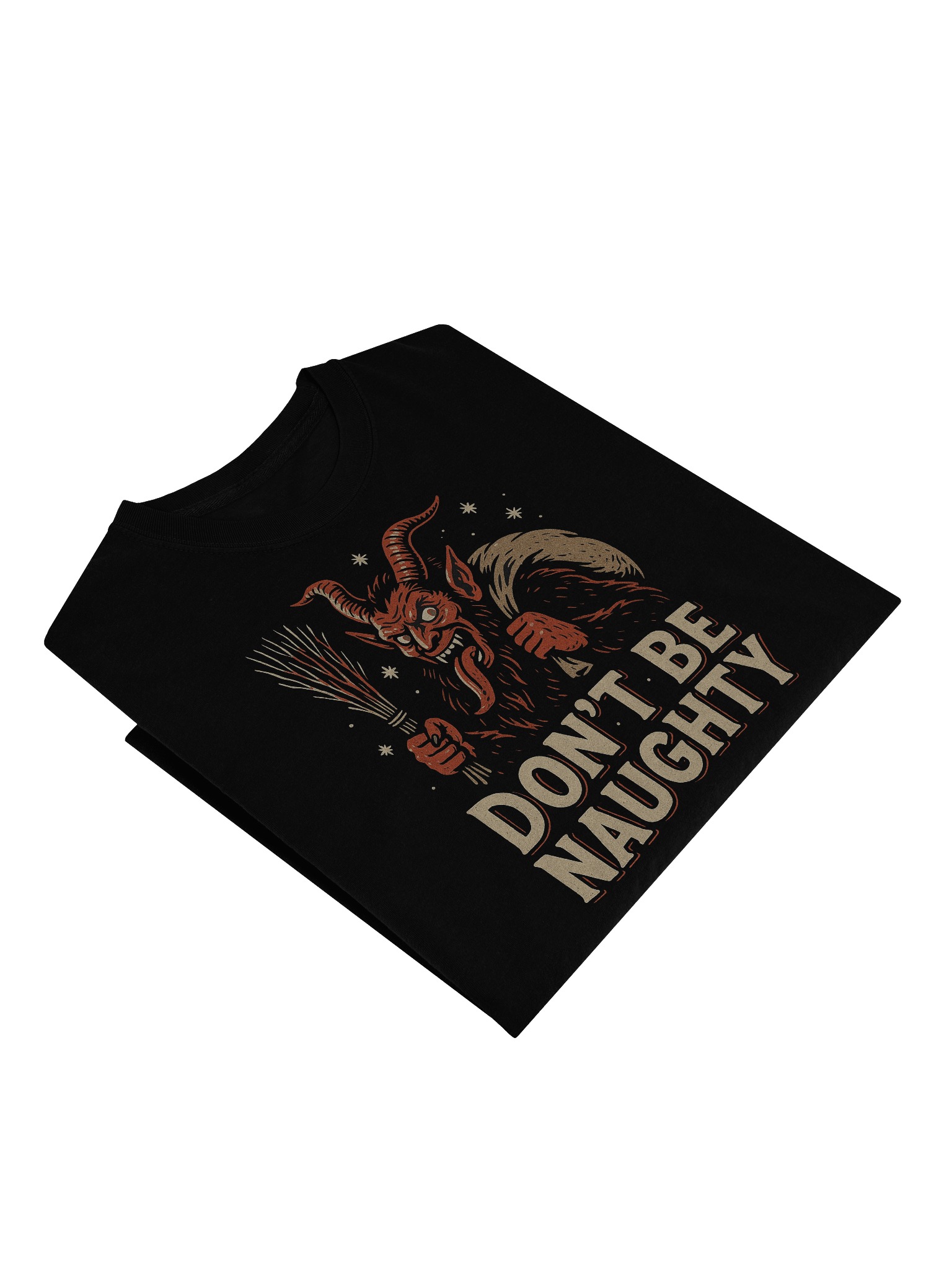 Krampus Says "Don't Be Naughty" Long Sleeve Shirt product image (4)