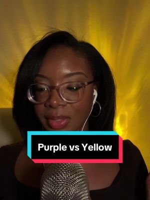 Purple or yellow light? #asmr #relaxingvideos #asmrvideo #thisorthat #whisper 