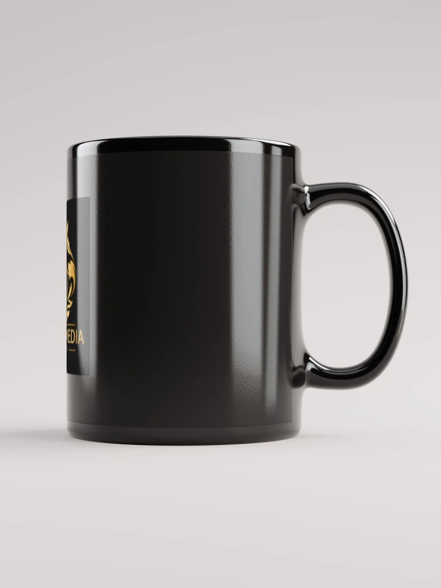 SoMuch Media Black Glossy Mug product image (1)